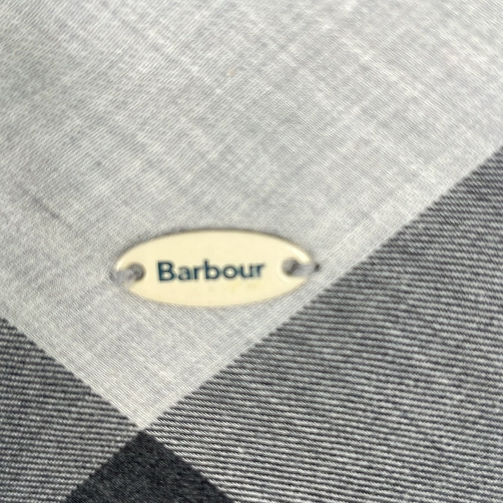 Barbour Glenn Winter Tartan Tunic Fit Button Front Shirt Sz 6 - Picture 13 of 14